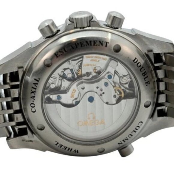 Omega 41mm Men\'s DeVille Co-Axial Rattapante Chronograph Watch- Ref: 4848.40.31!